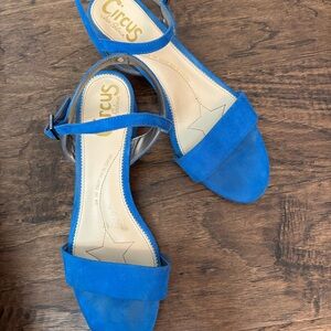 Circus by Sam Edelman Blue Suede Sandals
